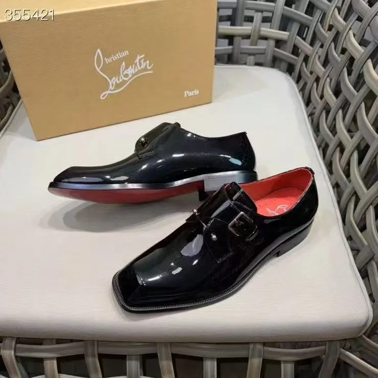 p920💰Men's shoes Christia*.Lobouti*🆑High-end men's business formal leather shoes | Classic red sole shoes | Original imported first-layer cowhide | Iconic rivet decoration | Water-dyed cowhide lining | Italian imported red cowhide outsole | High-end luxury | Perfect interpretation of fashion, sunshine, style, suitable for various occasions Size: 39-44 (customized at 38.45.46)